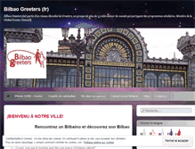 Tablet Screenshot of fr.bilbaogreeters.com